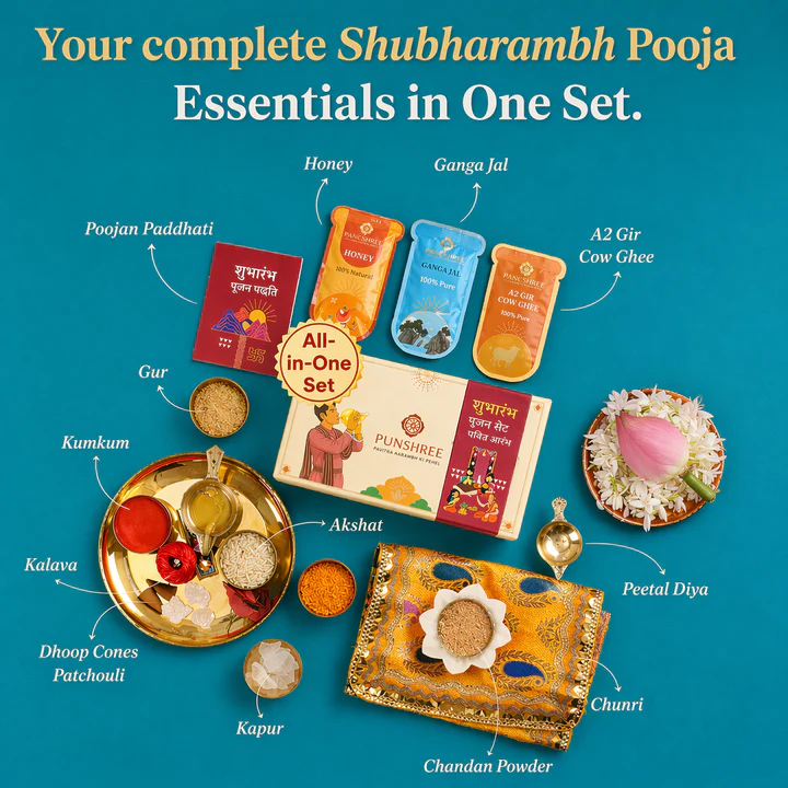 Shubharambh Kit - Complete Pooja Kit for Auspicious Beginnings